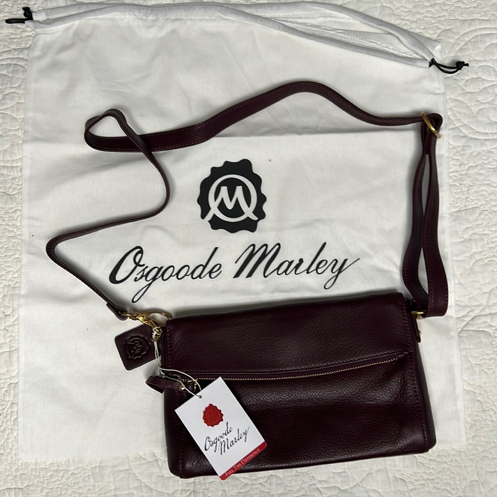 NWT, Osgoode Marley Crossbody bag in Mulberry